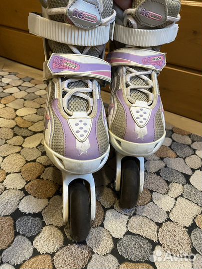 Роликовые коньки детские раздвижные