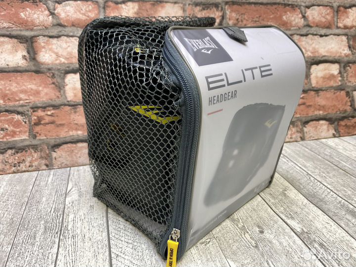 Шлем с защитой носа Everlast Elite PU черн