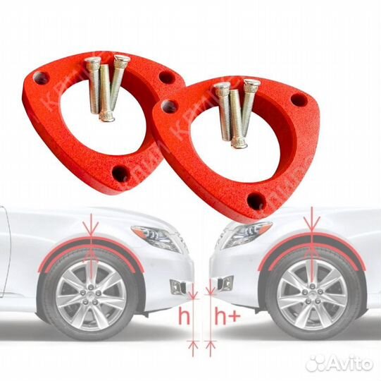 Проставки увеличения клиренса Hyundai