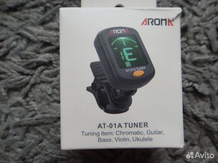 Тюнер для гитары aroma AT-01A