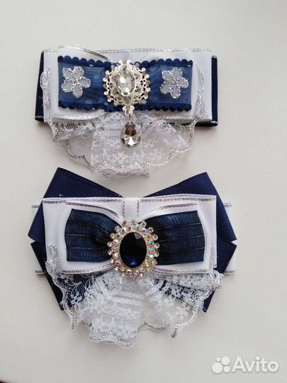 Банты школьные, белые и аксессуары для школьниц