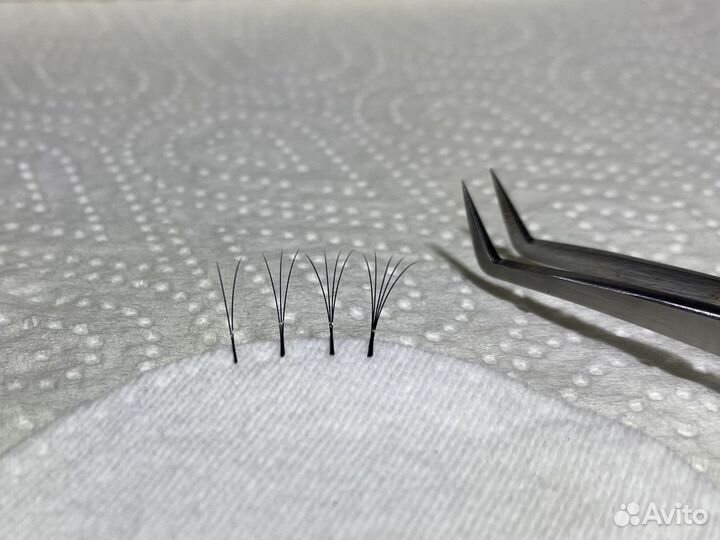 Готовые пучки для наращивания ресниц