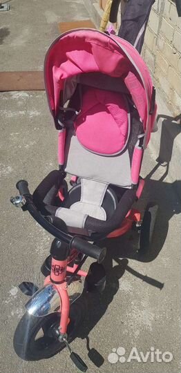 Детский велосипед с ручкой