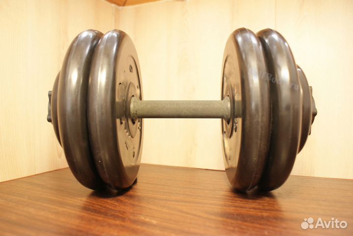 Гантеля 23.1 кг. 360 мм. Новая. Быстрая доставка
