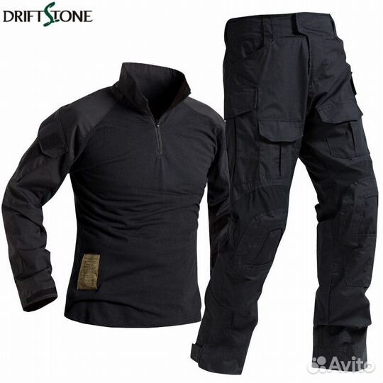 Тактический костюм олива /черный