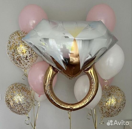 Воздушные шары на девичник