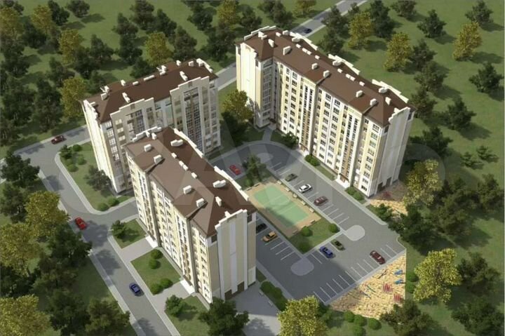 2-к. квартира, 54 м², 2/9 эт.