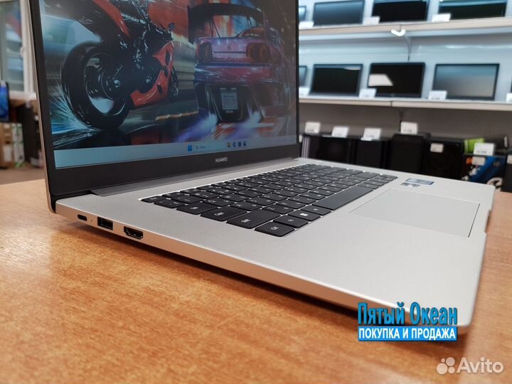 Ноутбук Huawei FHD, AMD Ryzen 7 5700U, SSD, DDR4