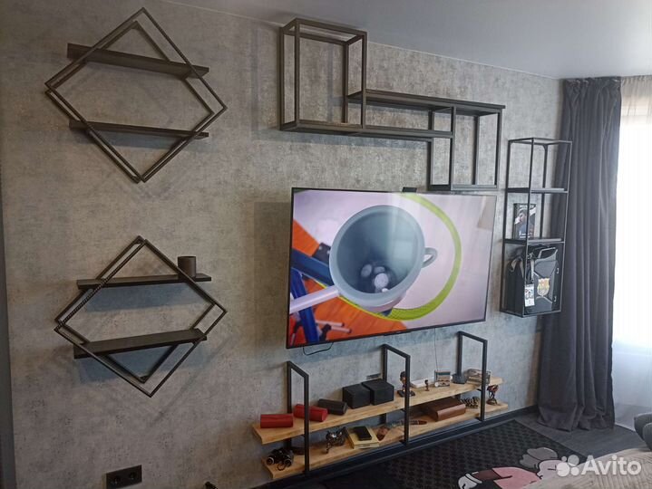 Полки в стиле лофт