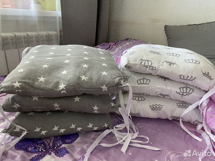 Бортики в детскую кроватку