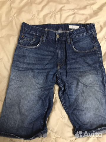 Джинсовые шорты для мальчика 152