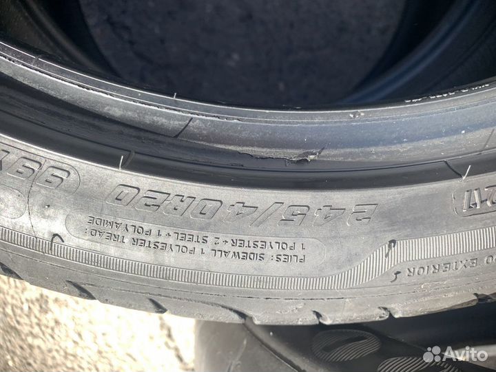 Goodyear Eagle F1 Asymmetric 2 245/40 R20 и 275/35 R20 99L