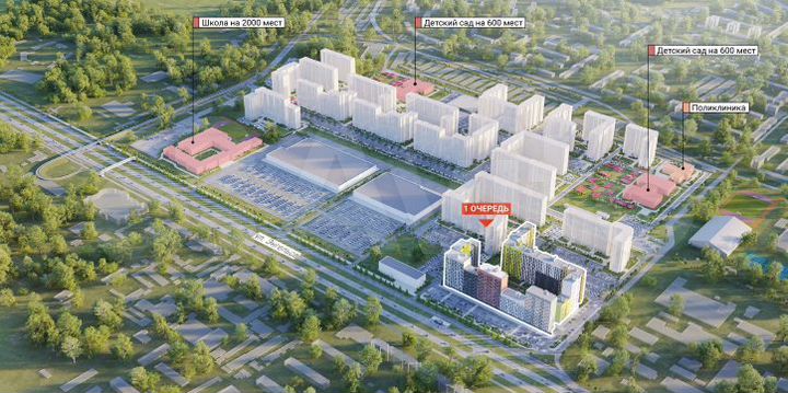 1-к. квартира, 40,8 м², 2/17 эт.