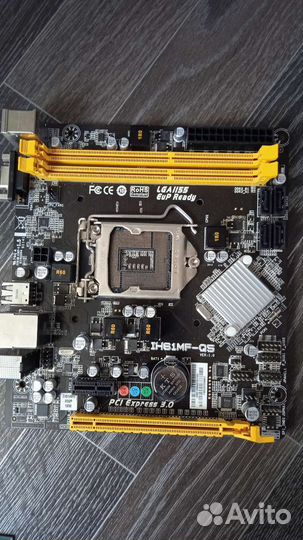 Комплект сокет lga1155 Xeon E-3 1230 v2 16гб озу