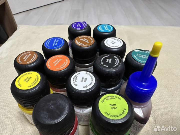 Витражные краски