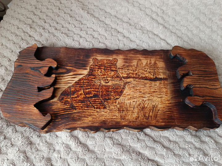 Подносы из массива дерева в подарок для мужчин