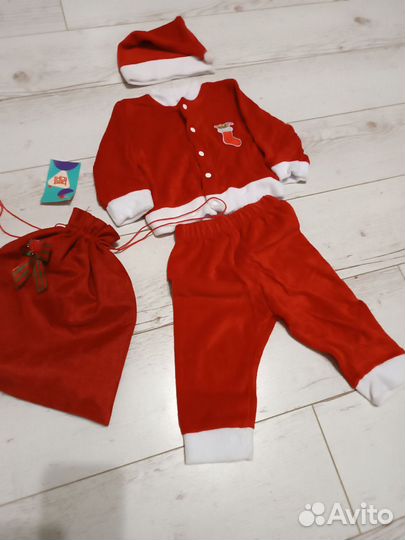 Новогодний костюм для мальчика 74