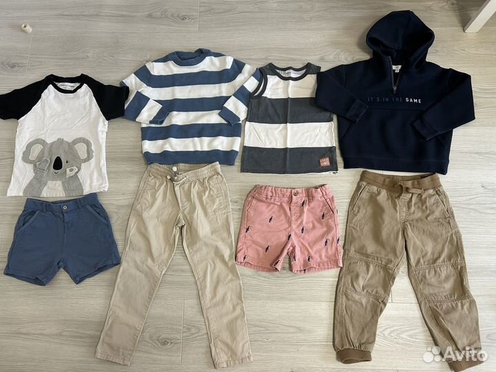 Вещи одежда на мальчика 110-116 пакетом