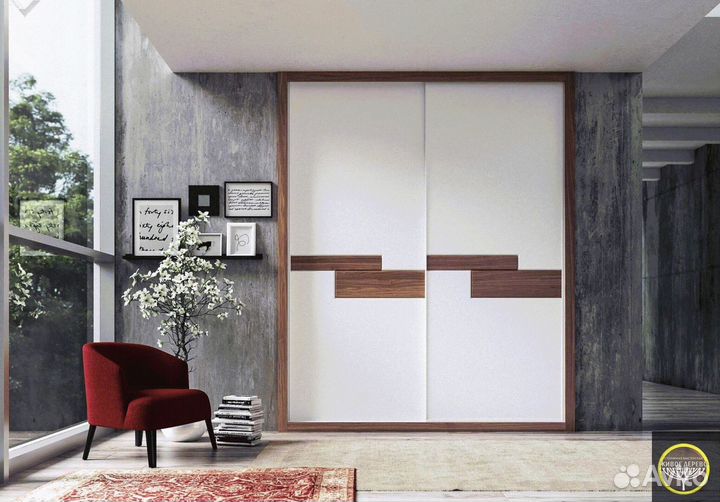 Шкаф pаздвижнoй мдф o-445