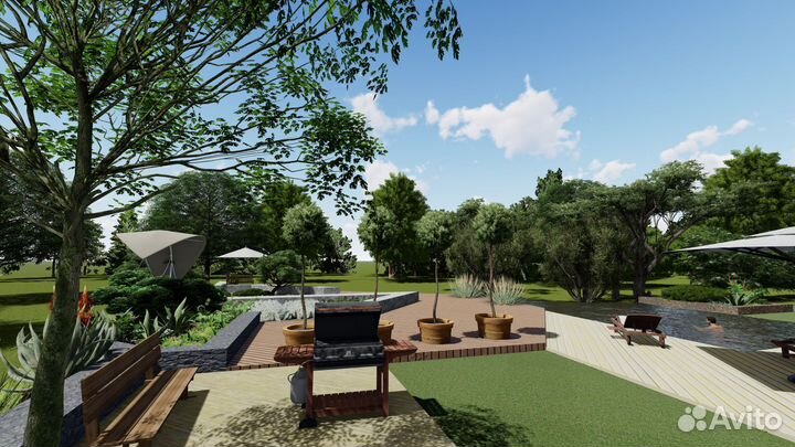 Ландшафтный дизайн,проектирование, озеленение сада