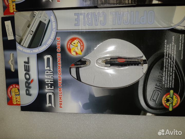 Профи оптический кабель proel 1, 2 и 3м