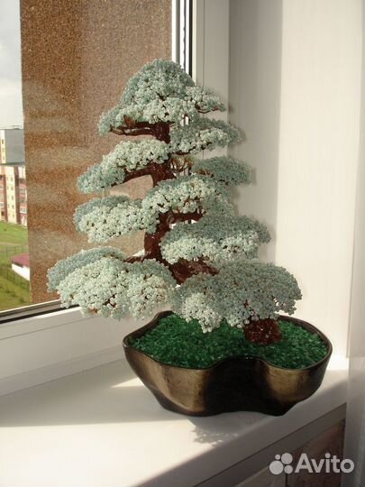 Деревья из бисера