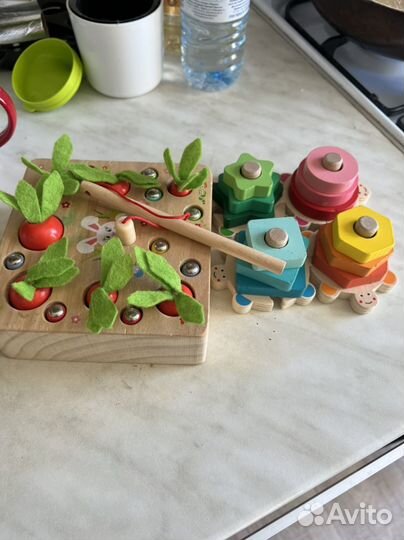 Развивающие деревянные игрушки