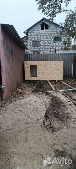 Будка для собаки утепленная для крупных пород