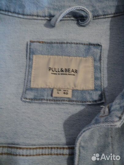 Джинсовая куртка мужская Pull and Bear