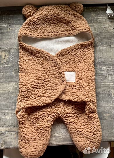 Детский конверт плед зимний (для новорожденного)