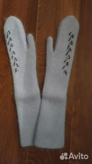Варежки зимние женские