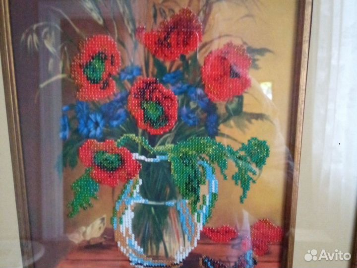 Картины вышитые бисером