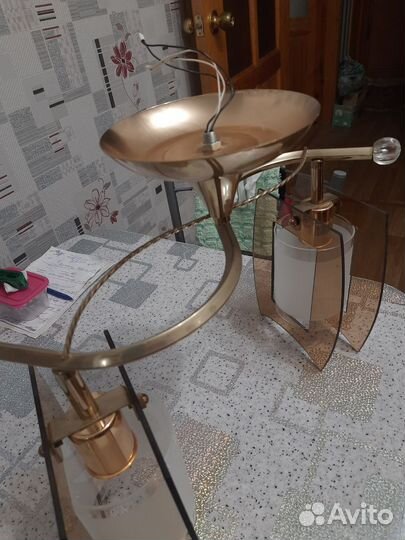 Люстра потолочная бу