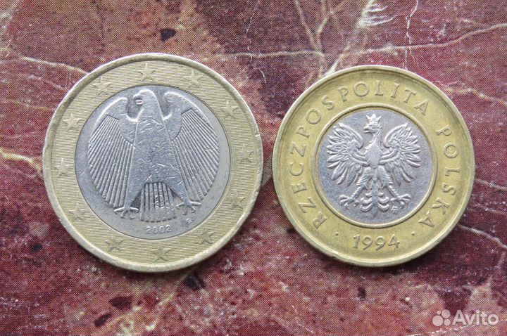 Монеты Польши, 1 Евро