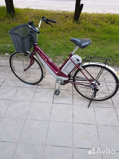 Японский гибридный велосипед yamaha