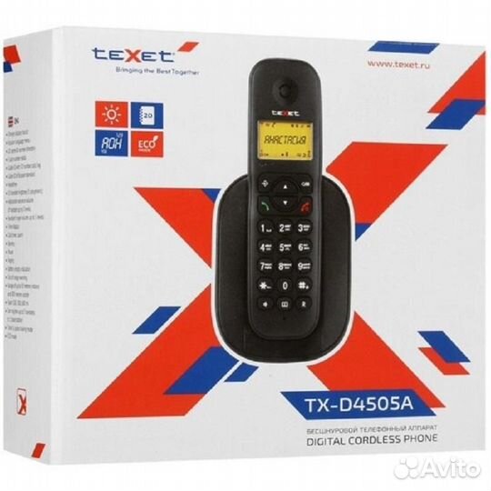 Радиотелефон teXet 4505а (черн)