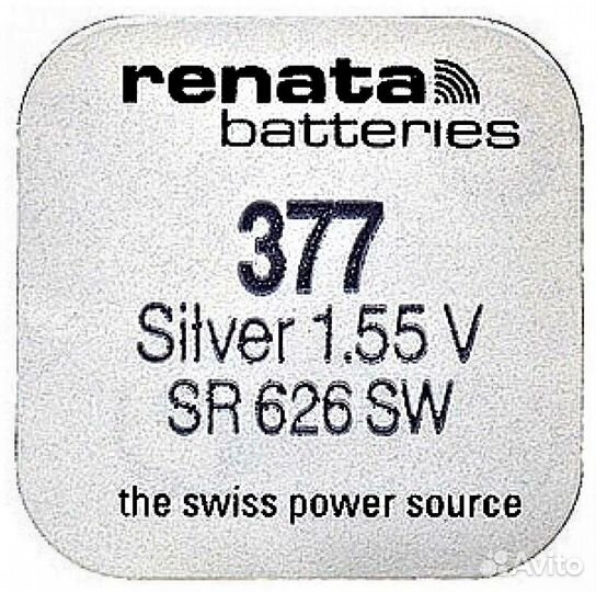 Элемент питания renata 377 SR626SW AG4