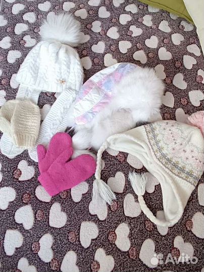 Детские шапочки пакетом. 50-52