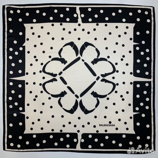 Платки Balenciaga шелк твил