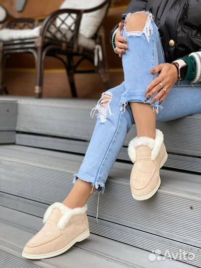 Лоферы зима Loro piana