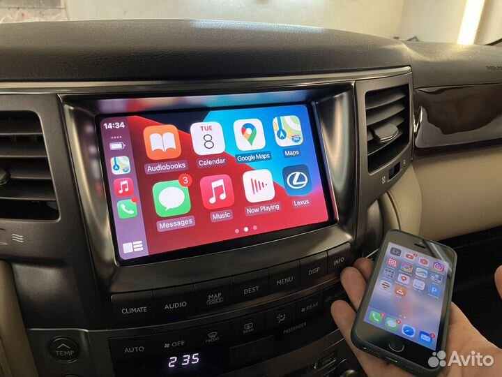 CarPlay для штатных систем Toyota и Lexus 2007+