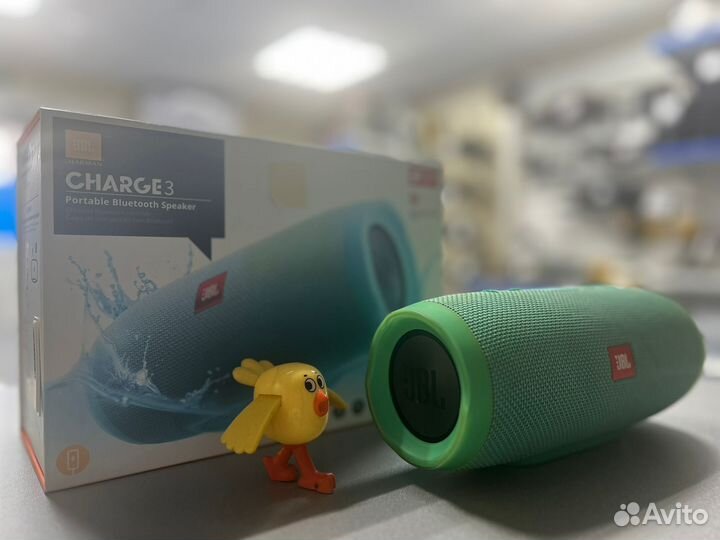 Портативная колонка JBL Charge 3, Бирюзовый