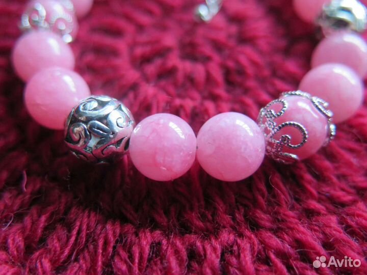 Браслет из родохрозита