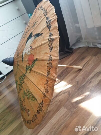 Бумажный зонт новый