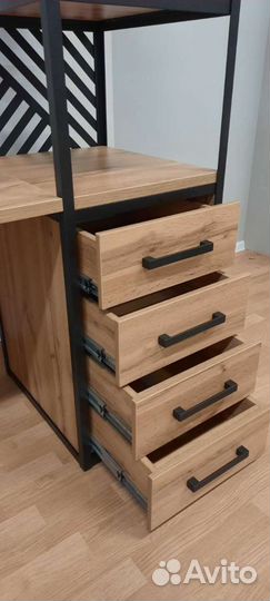 Стол, тумбы, стеллажи Лофт