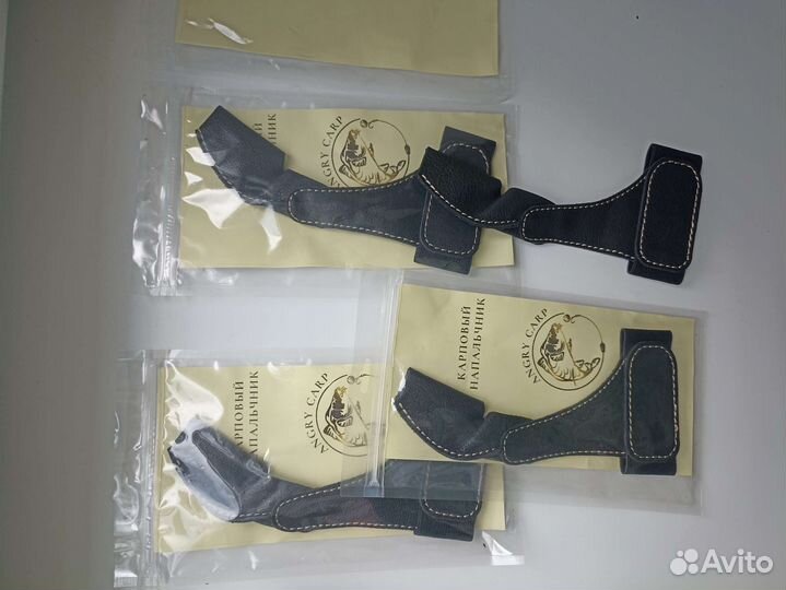 Напальник кожаный для силового заброса angry carp