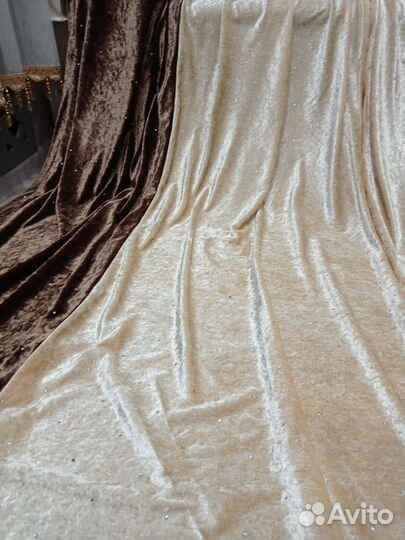 Бархатные двойные шторы,сваровски на 2 окна италия