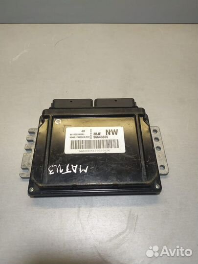 Блок (эбу) двигателя Daewoo Matiz объем 1.0