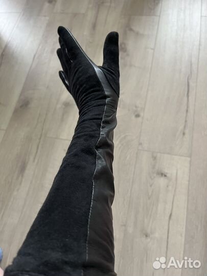 Перчатки женские кожаные 6.5