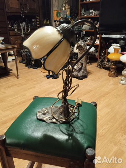 Лампы настольные пара бронза